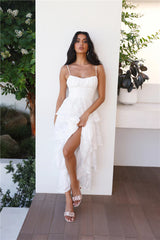 Thriving Now Maxi Dress White
