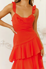 Trailblazing Maxi Dress Red