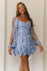 True To You Romper Blue