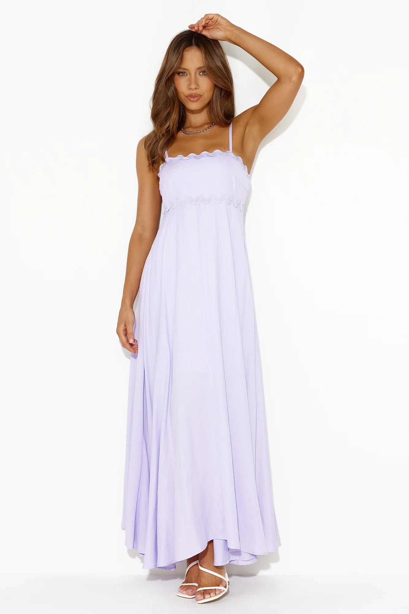 Vacations To The Islands Maxi Dress Lilac
